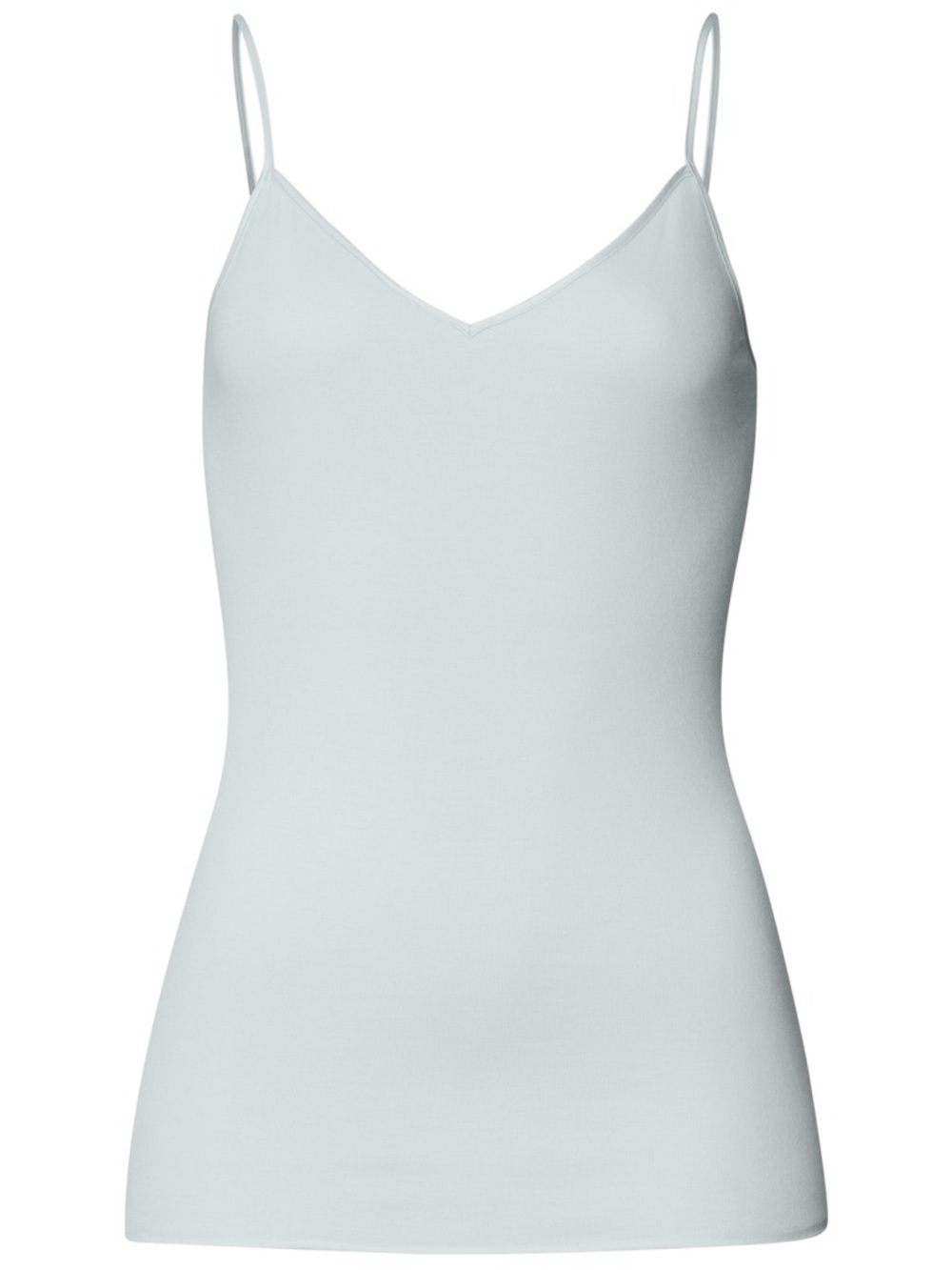Hanro Cotton Seamless V-Neck Camisole NWT Large Luxury Basic